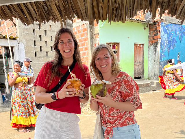 Colombia la Boquilla kokosnootcocktail