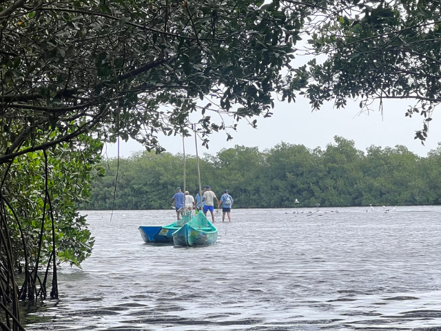 Colombia la Boquilla laguna