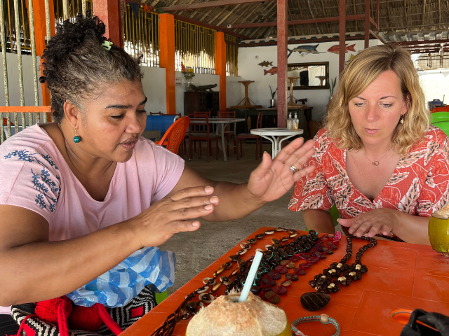 Colombia la Boquilla sieraden maken