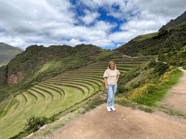 Peru Sacred Valley Inca ruines van Pisac