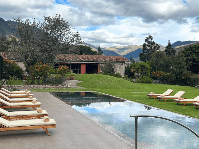 Peru Sacred Valley Urubamba Sol y Luna zwembad