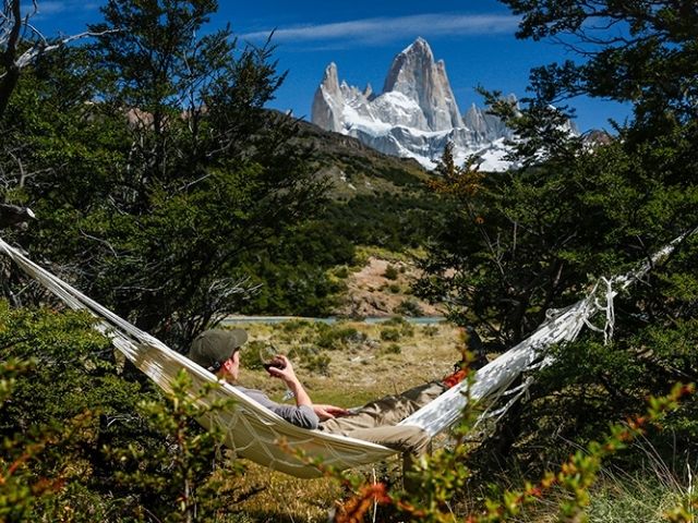 Glamping in Argentinië Chalten Camp Relaxen