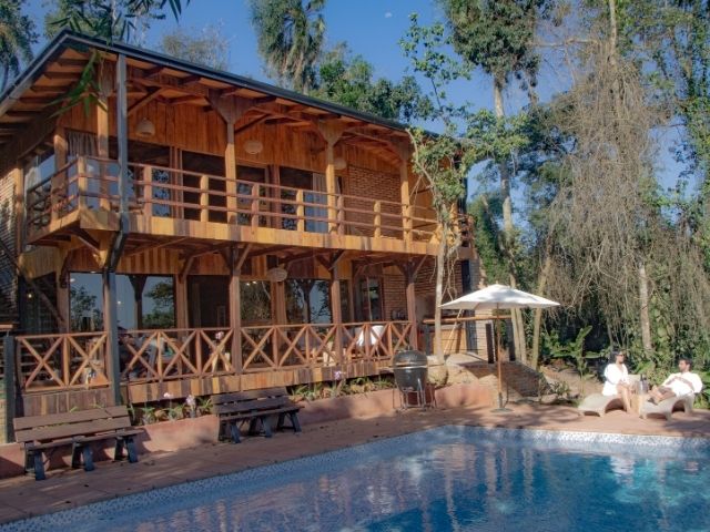 Glamping in Argentinië Selva Iguazu zwembad