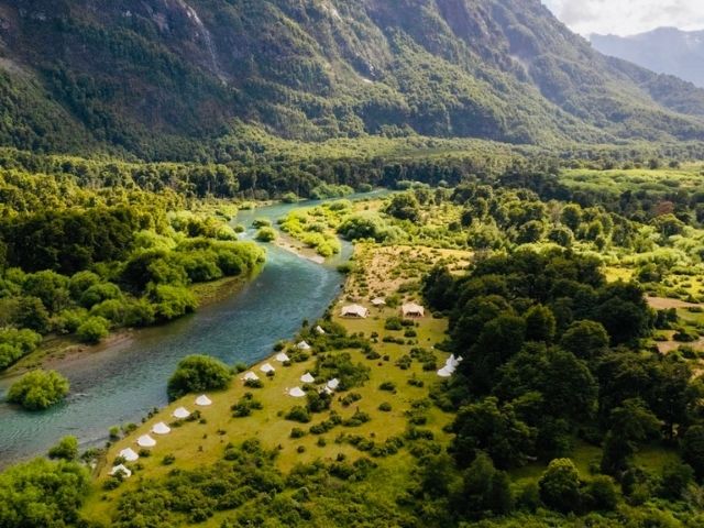 Glamping in Chili Rio Manso Campsite