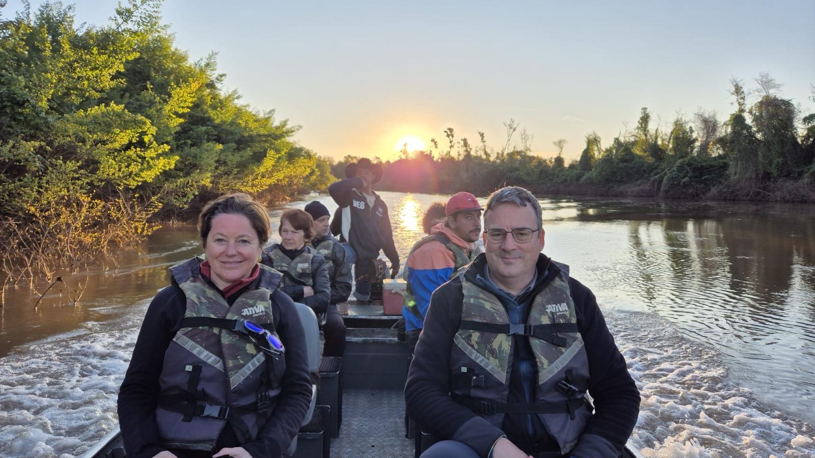 Katrien en Philip in Pantanal Brazilie