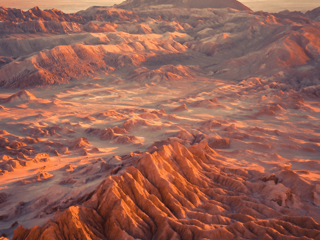 San Pedro de Atacama woestijn maanvallei