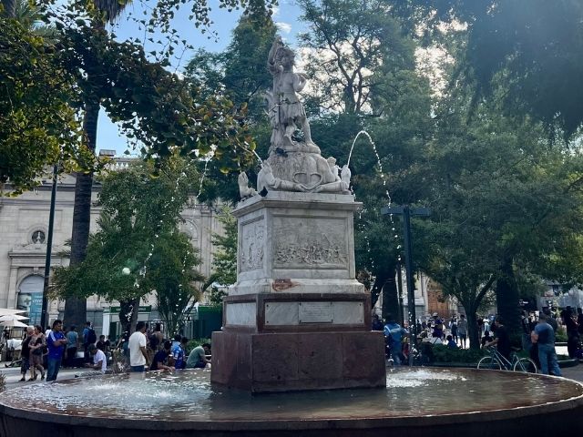 Santiago de Chile Plaza de Armas Fontein