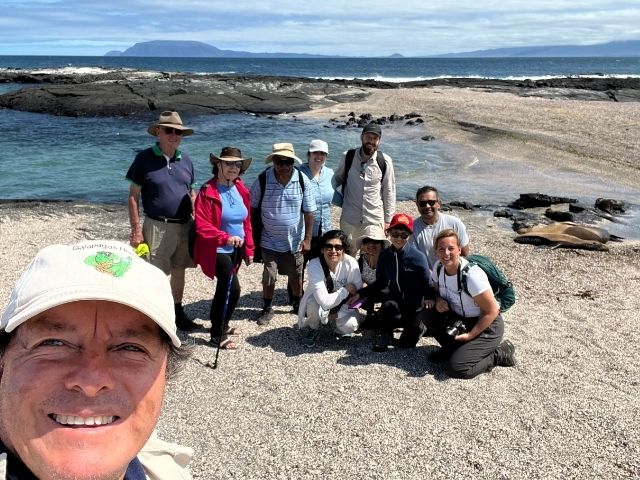 Galapagos cruisen of eilandhoppen groepsfoto