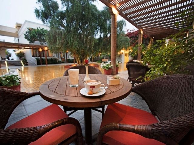 Luxe hotels in Peru Hacienda la Bahia Patio