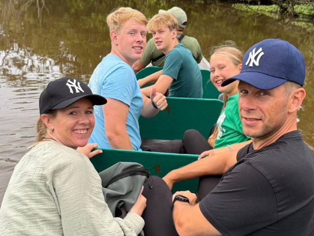 Familie van der Veen Ecuador Amazone