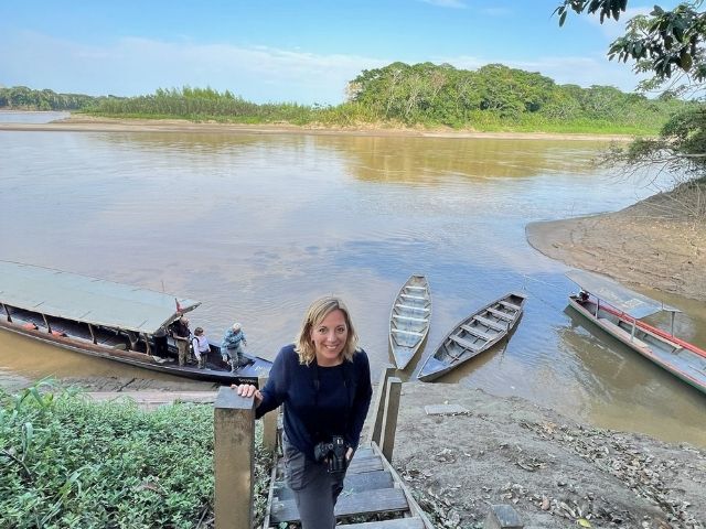 Inkaterra Reserva Amazonica Nicole na de kanotocht