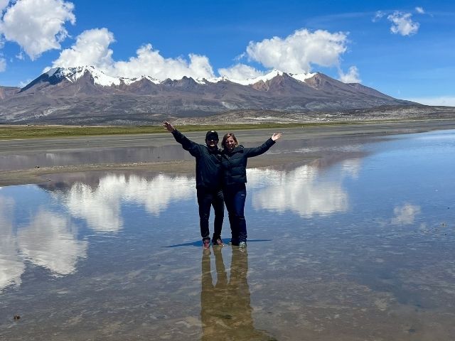 Peru Arequipa Salt Flats Nicole en Edson