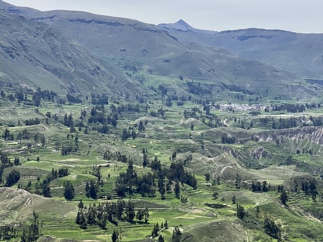 Peru Colca Canyon uitzicht