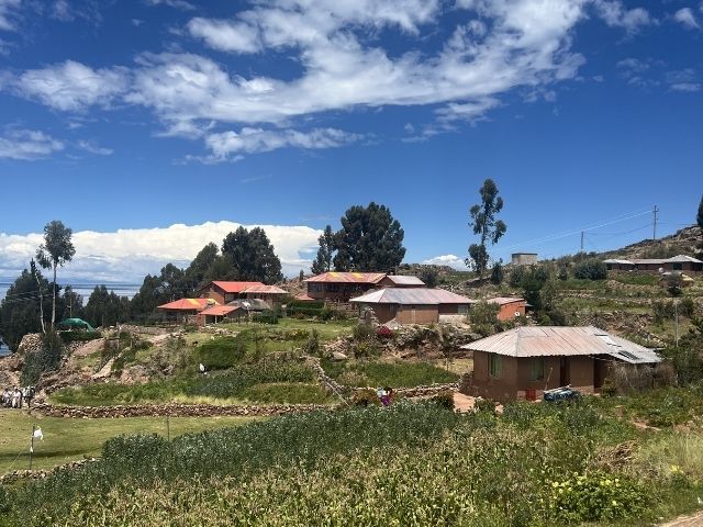 Lake Titicaca Peru Taquile Island