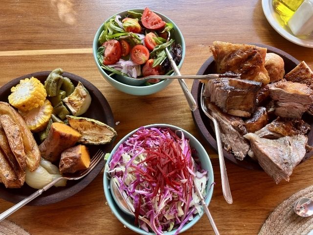 Pampa Argentinië parillada lunch
